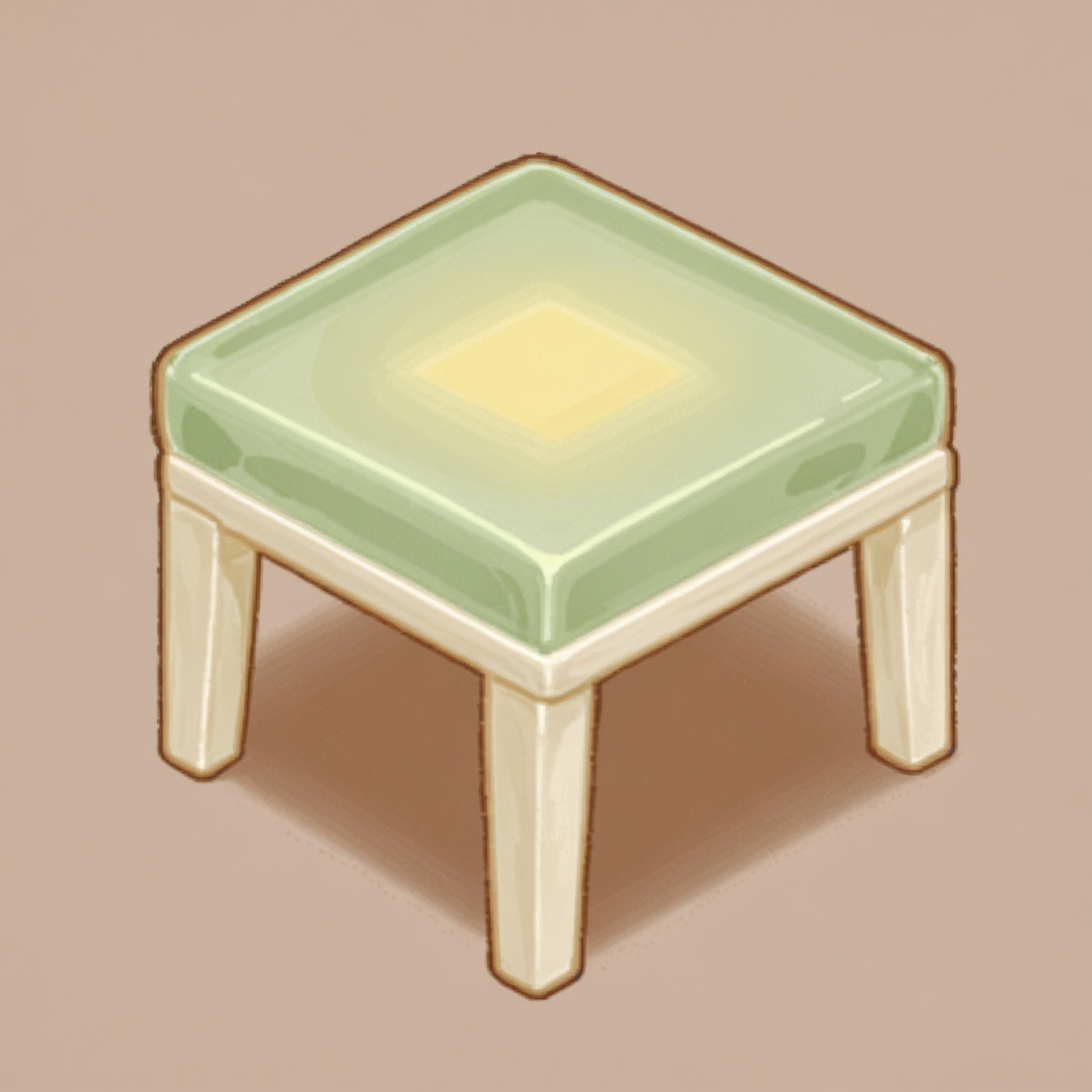 手绘风等距场景物件