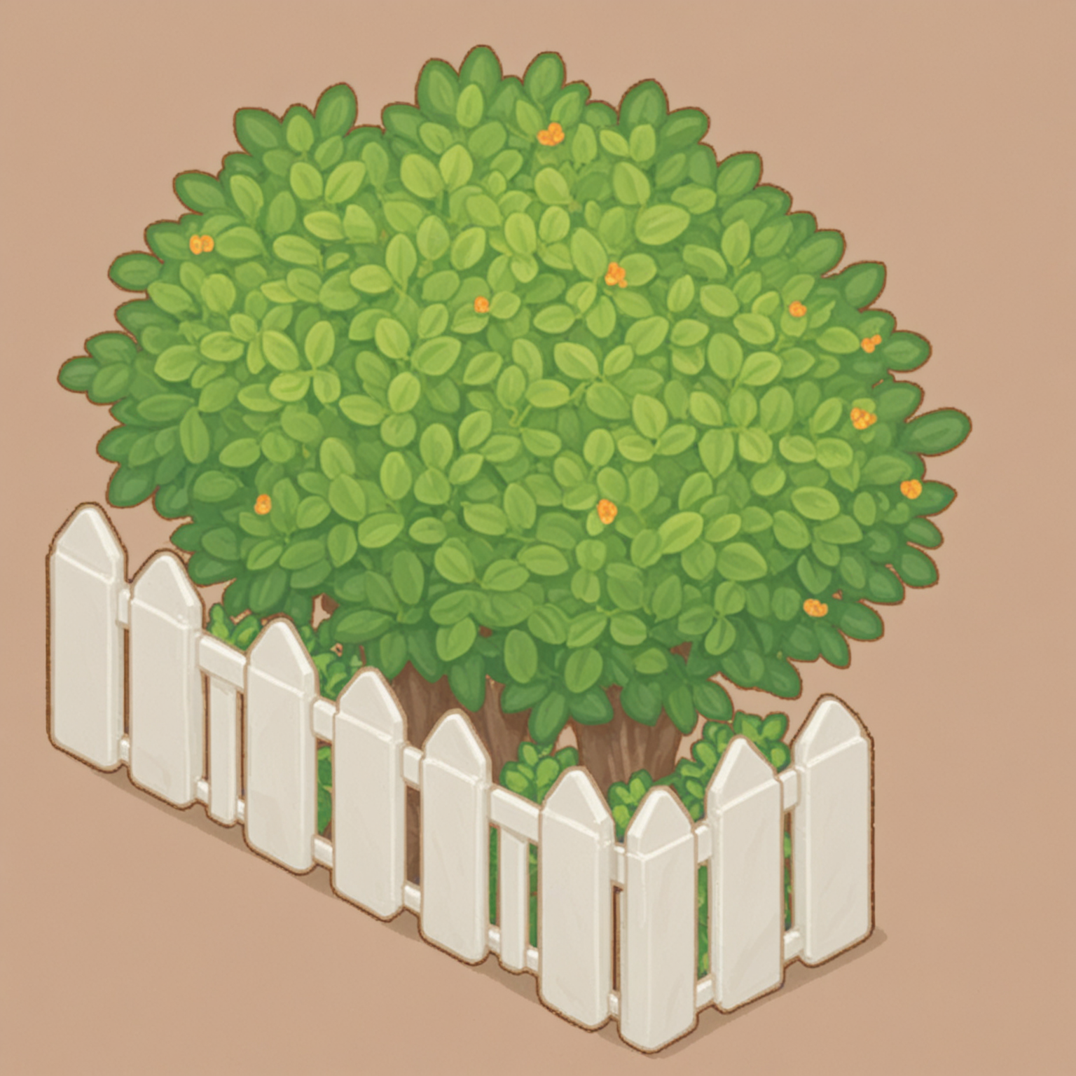 手绘风等距场景物件