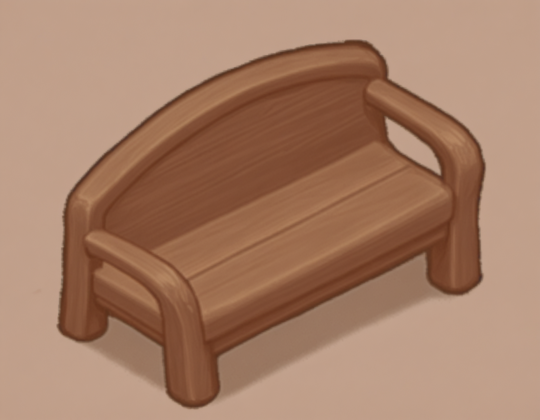 手绘风等距场景物件