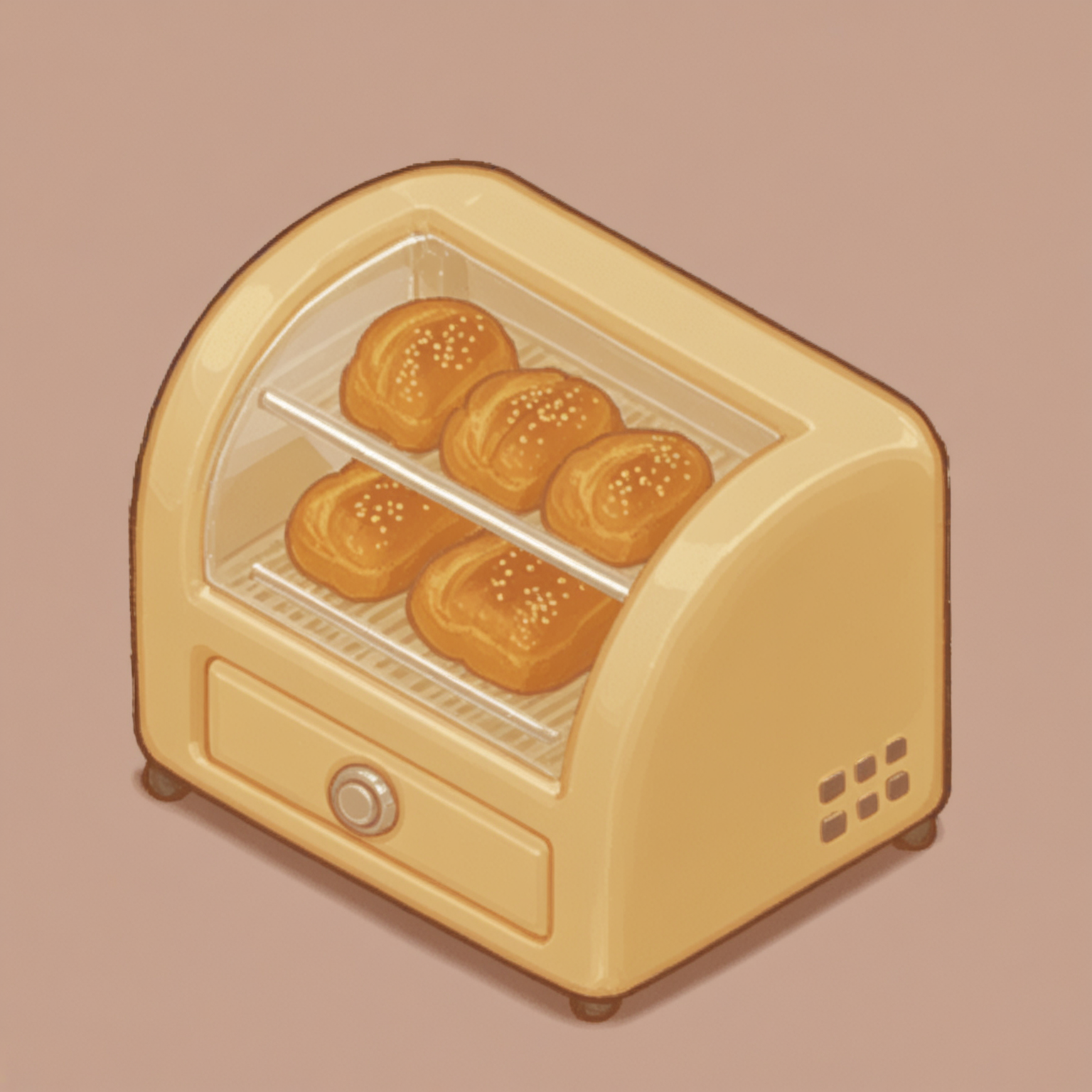 手绘风等距场景物件