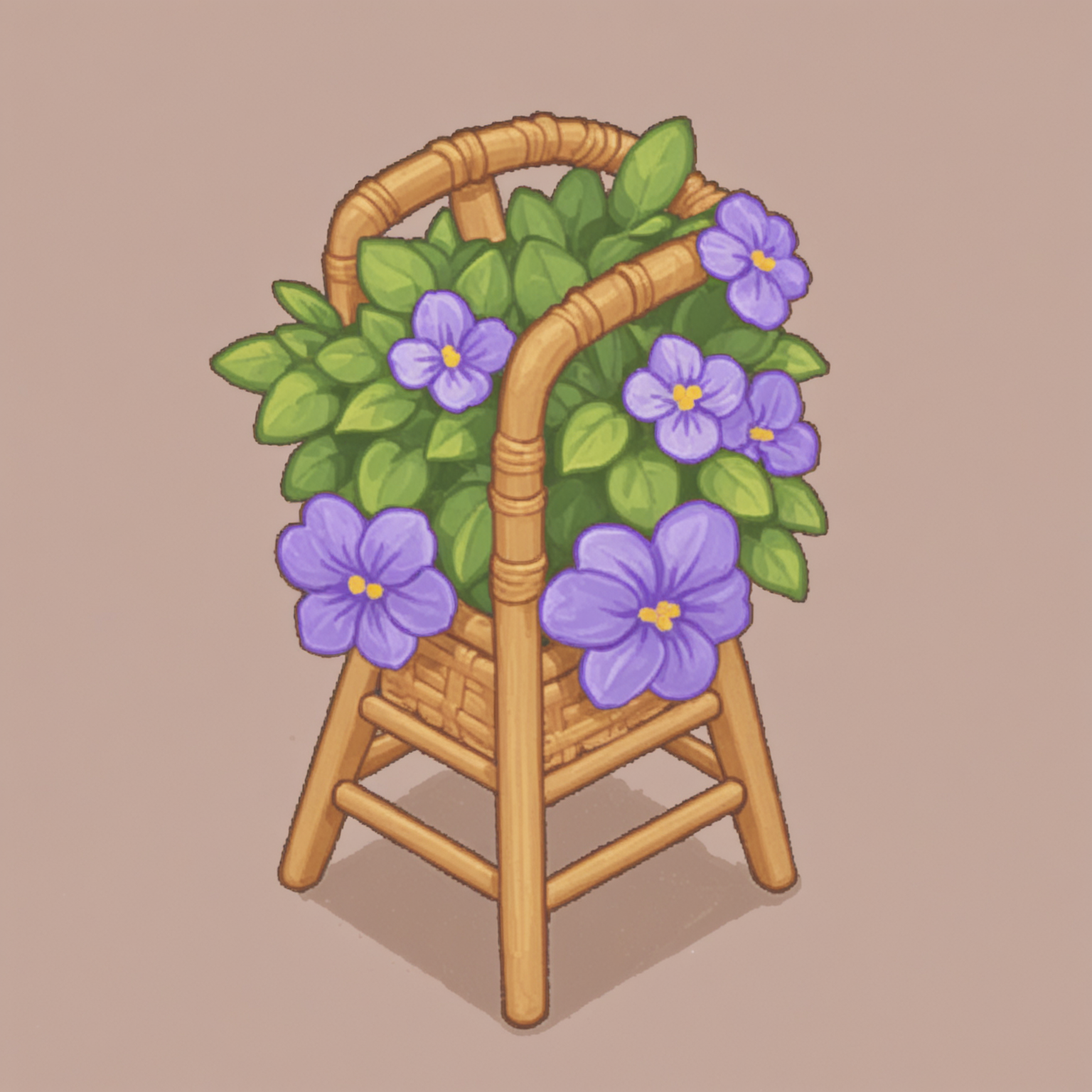 手绘风等距场景物件