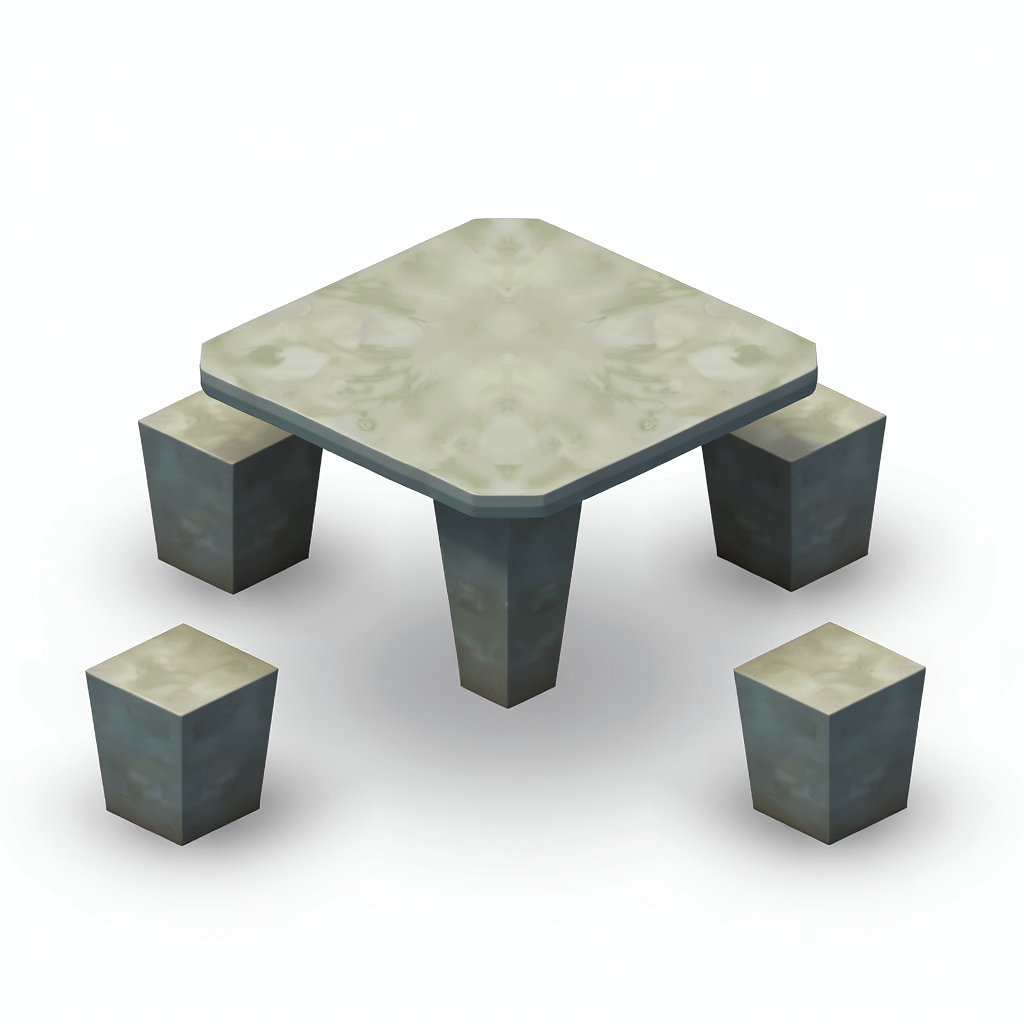 Q版古风3D建筑