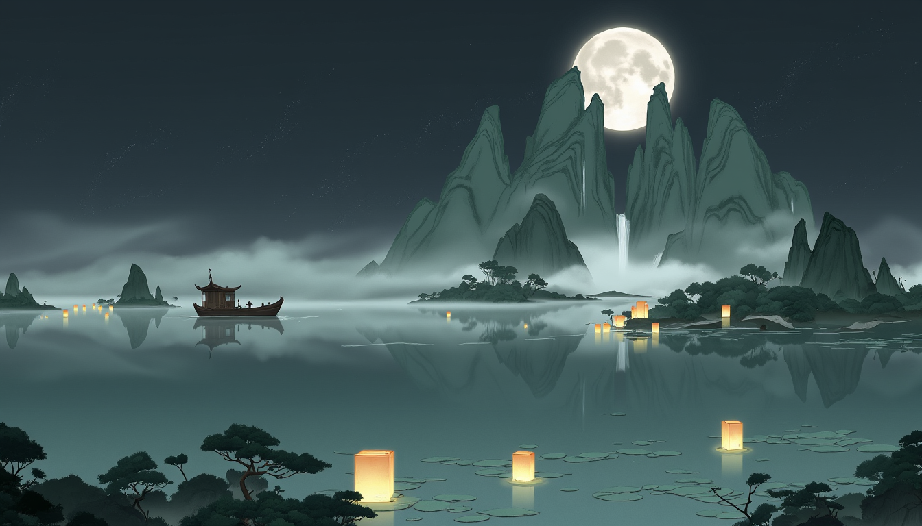 古风气氛背景