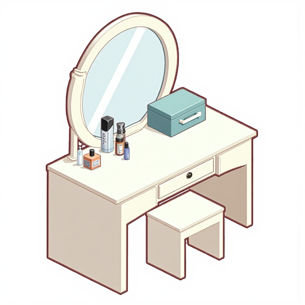 平涂二次元场景物件