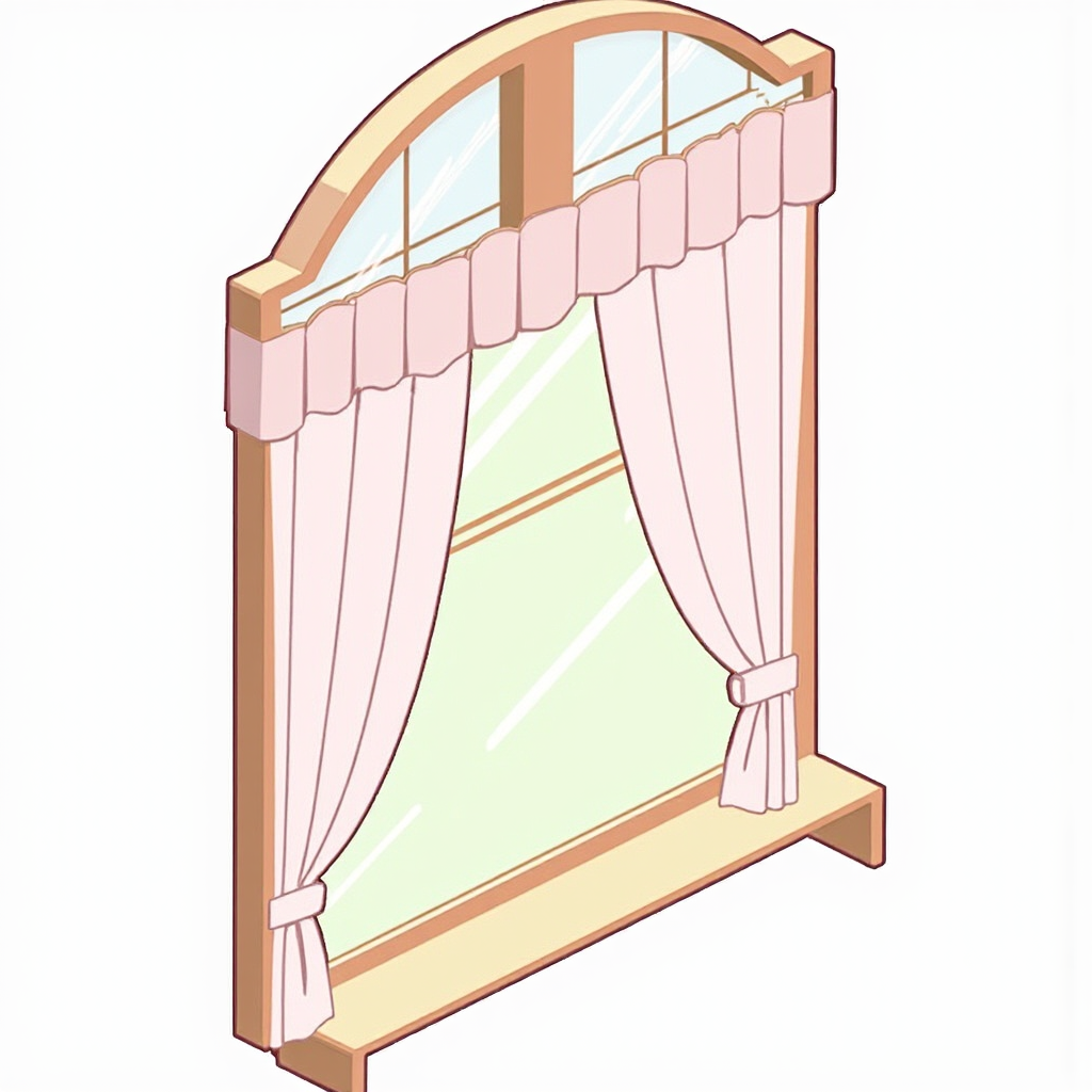 平涂二次元场景物件