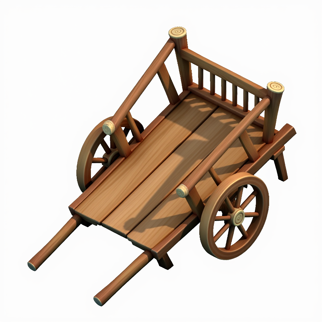Q版古风3D建筑