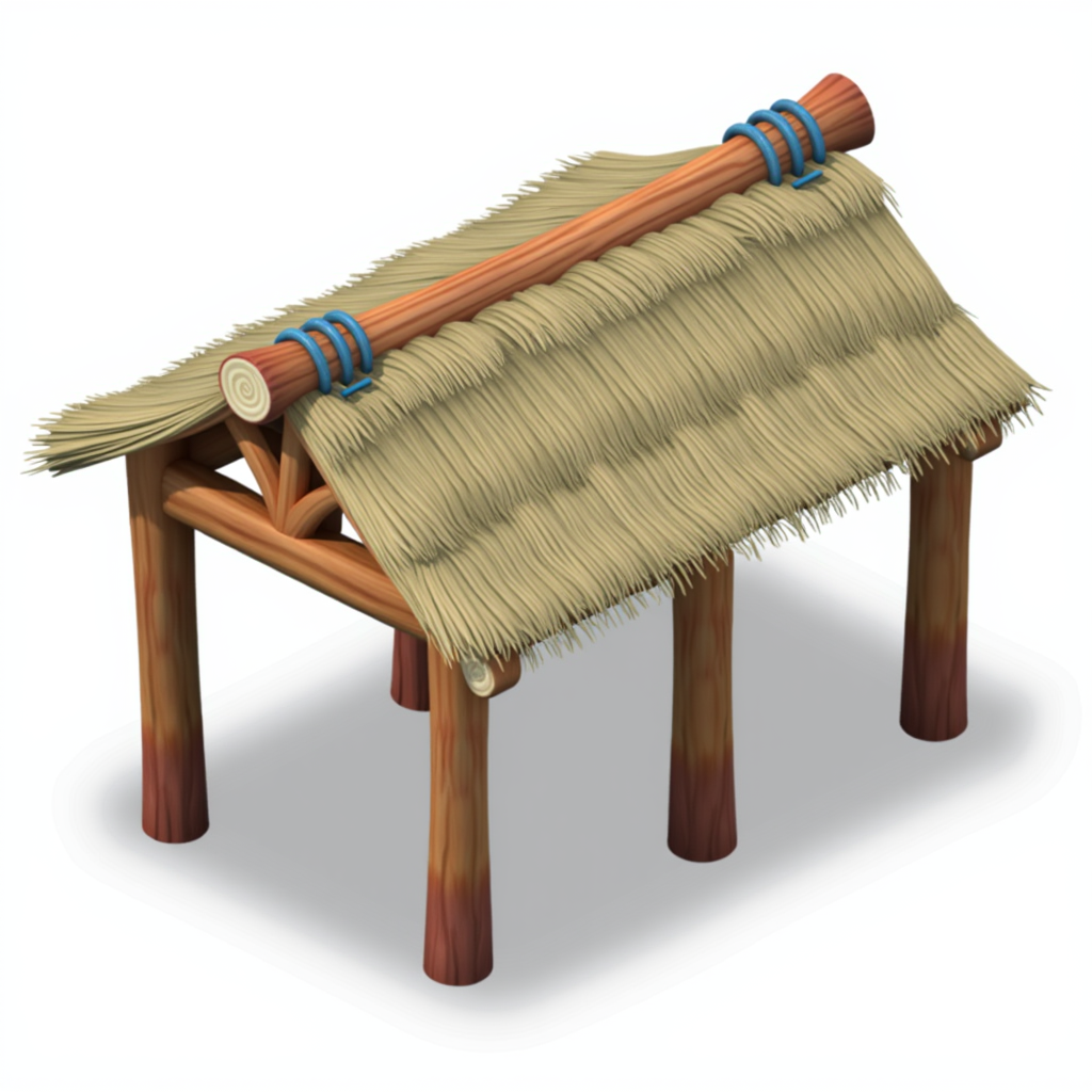 Q版古风3D建筑