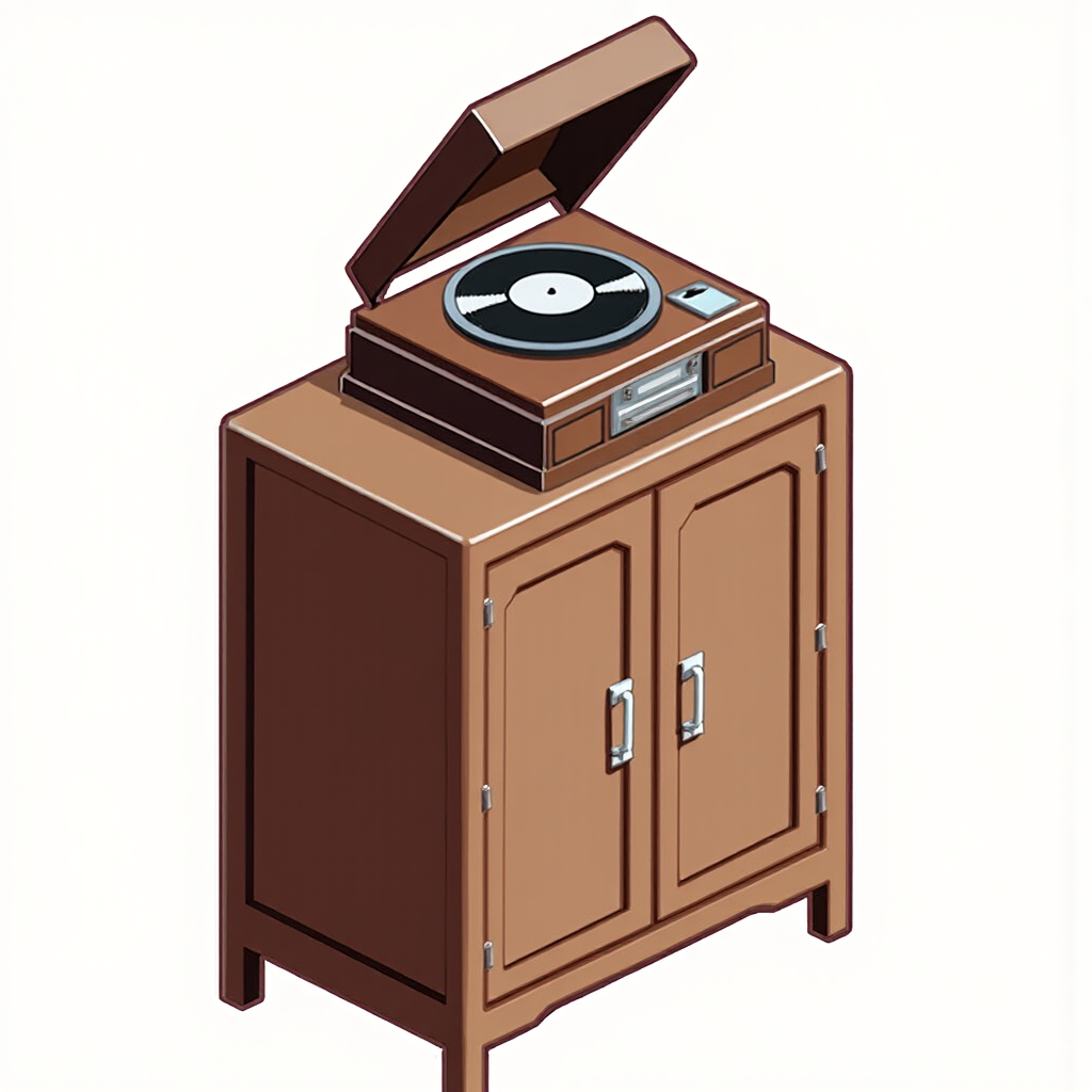 平涂二次元场景物件