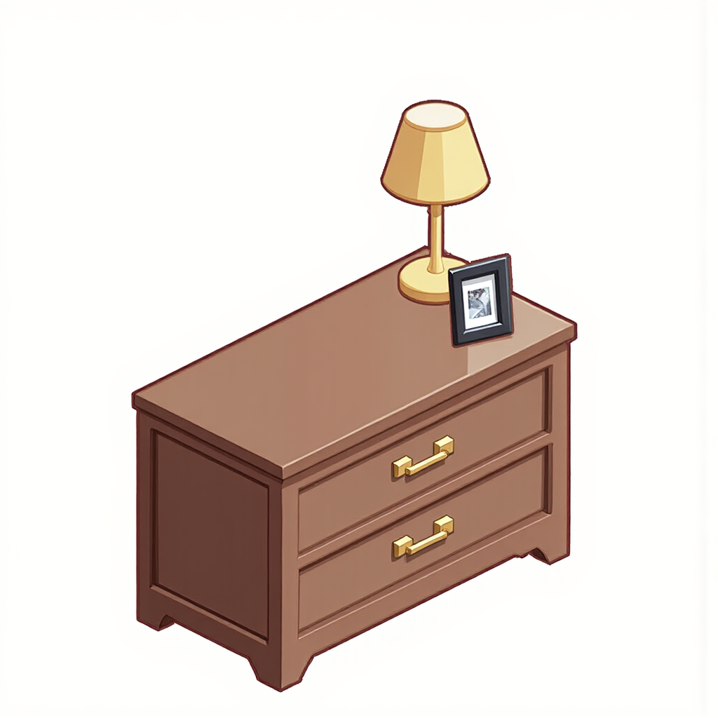 平涂二次元场景物件