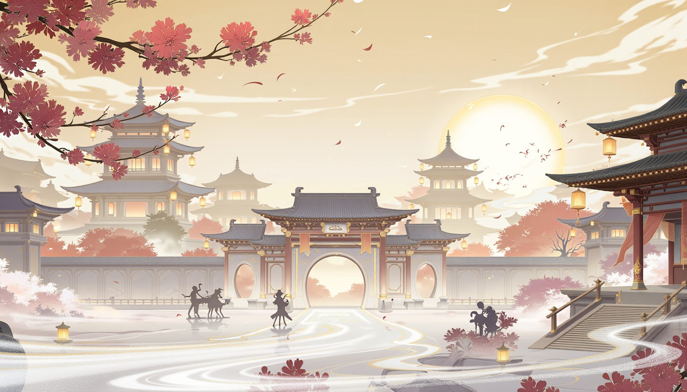 古风金线场景