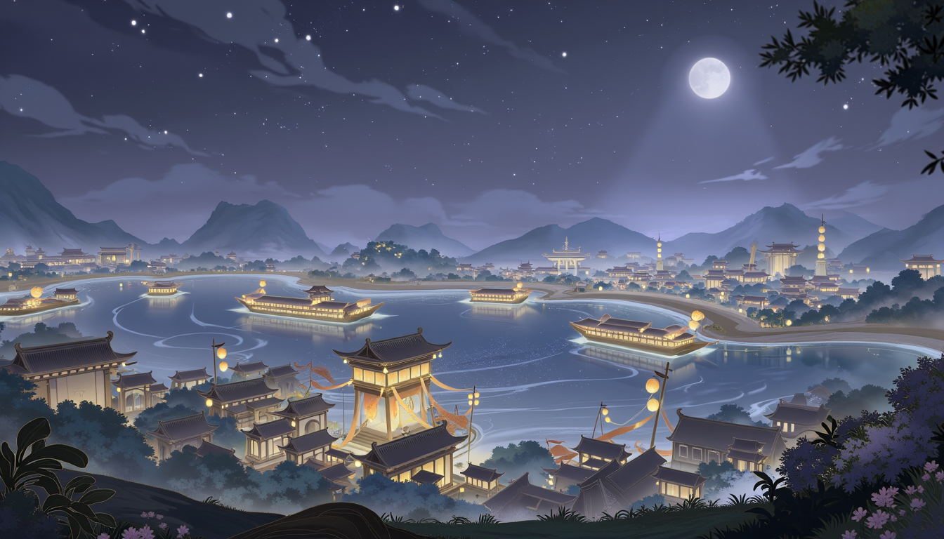 古风金线场景