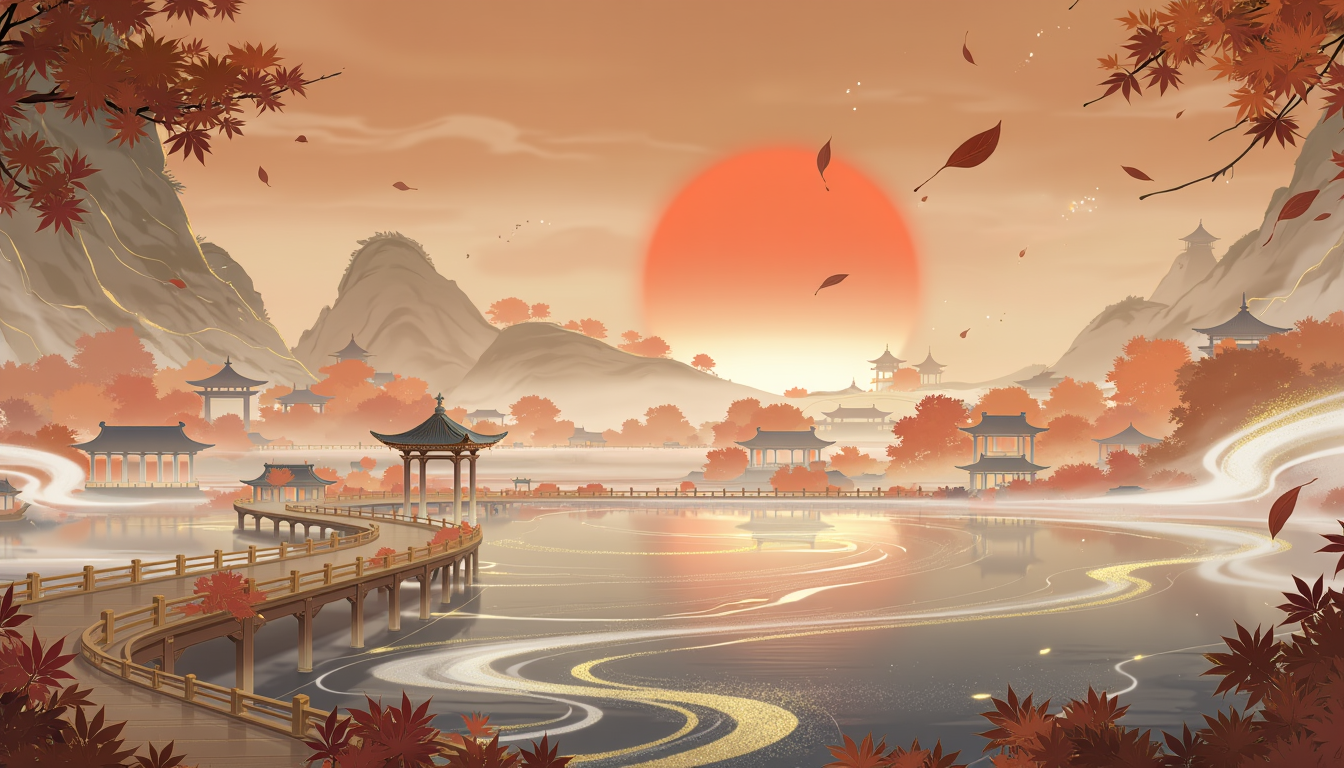 古风金线场景