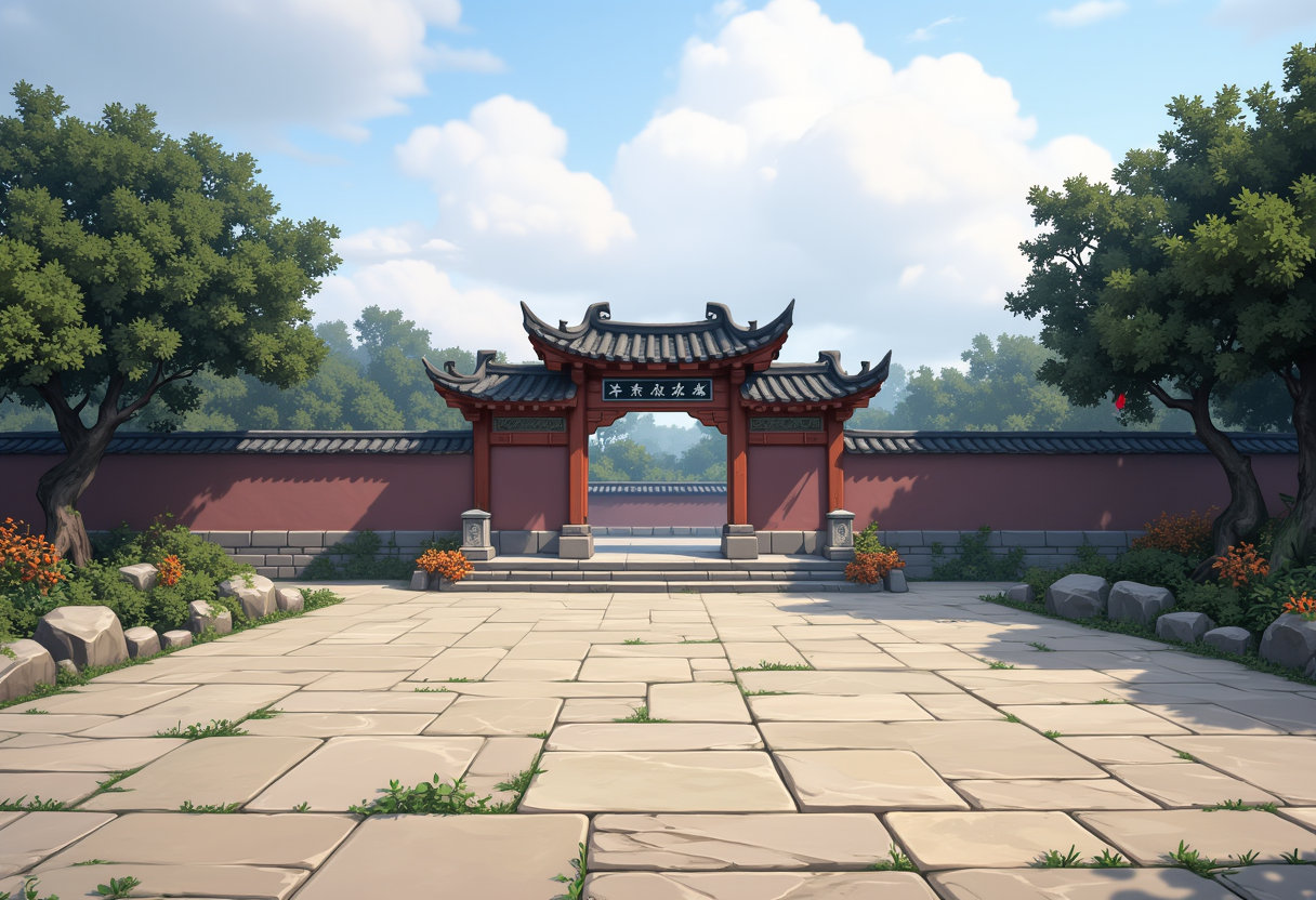 厚涂卡通场景
