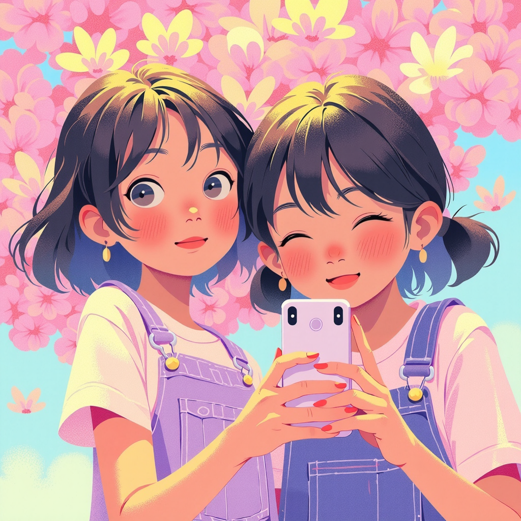 幻彩插画