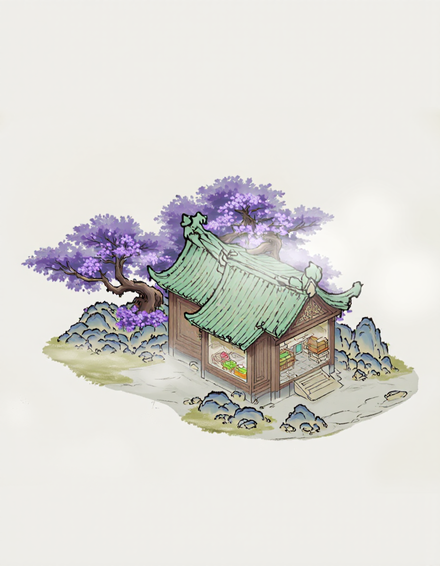 古风单体建筑-魔幻风格
