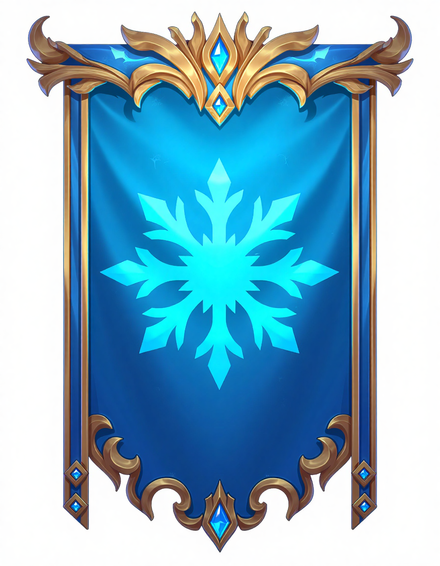 雪元素旗帜