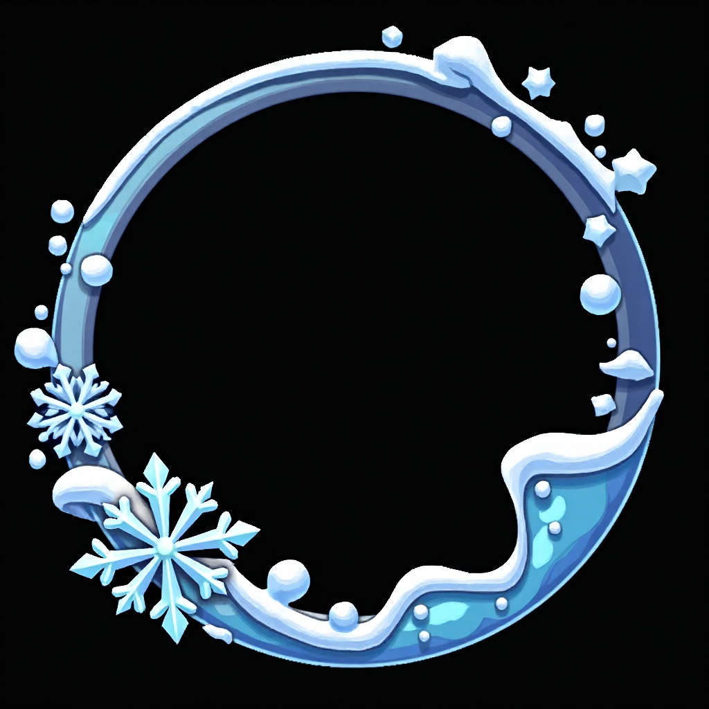 雪元素头像框