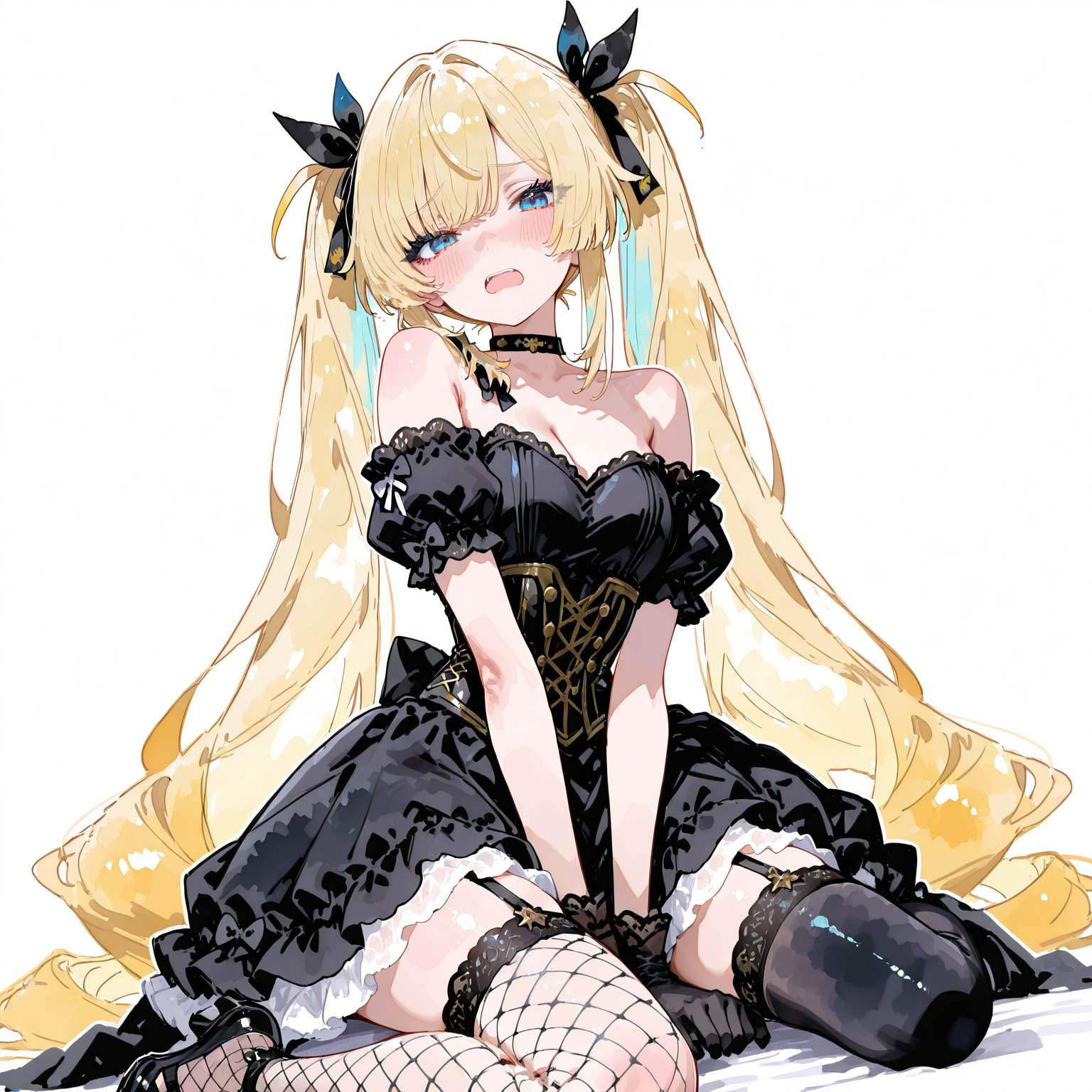 白癜风画风，水彩笔触