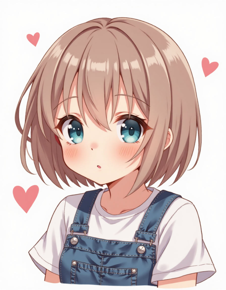 短发小女孩