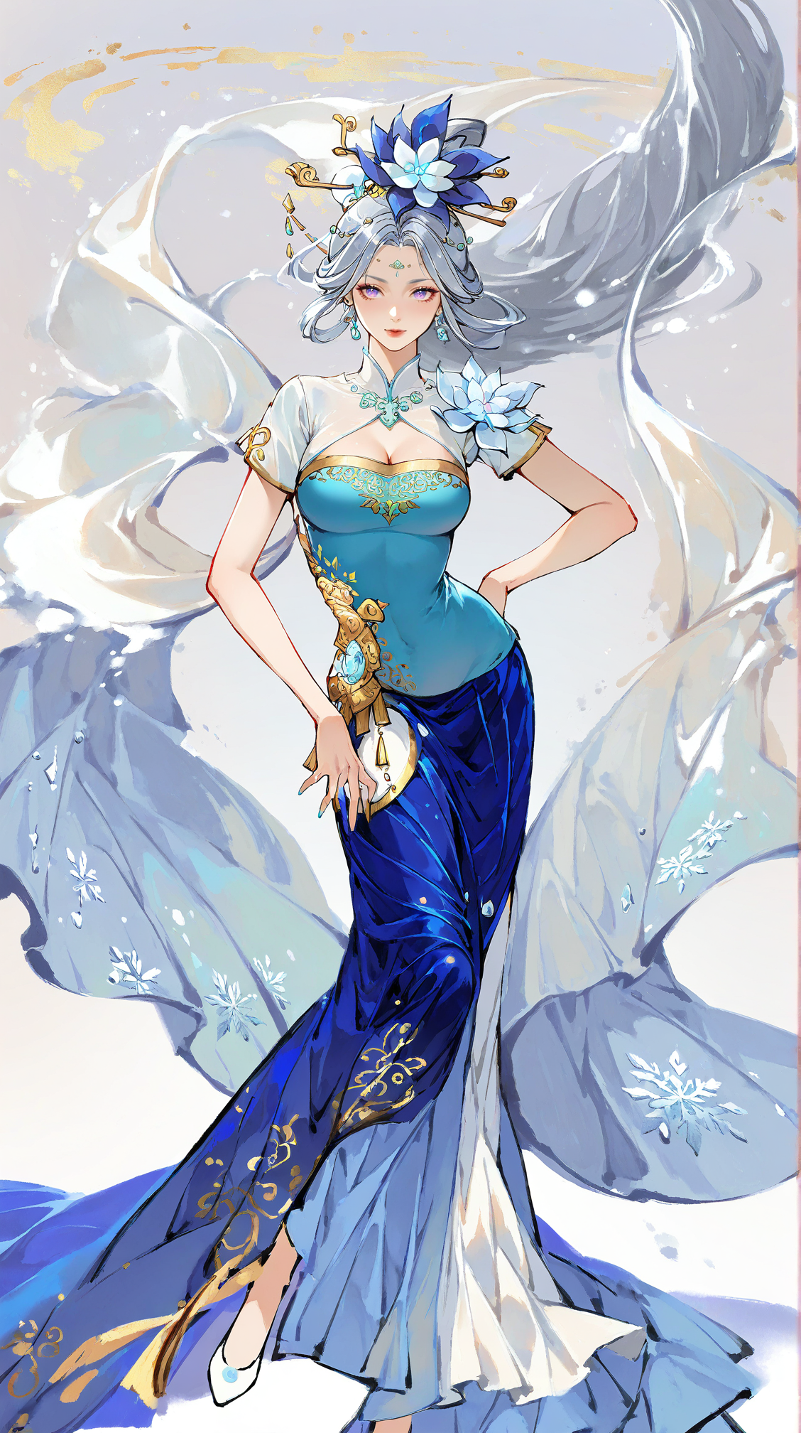 冰霜花女神