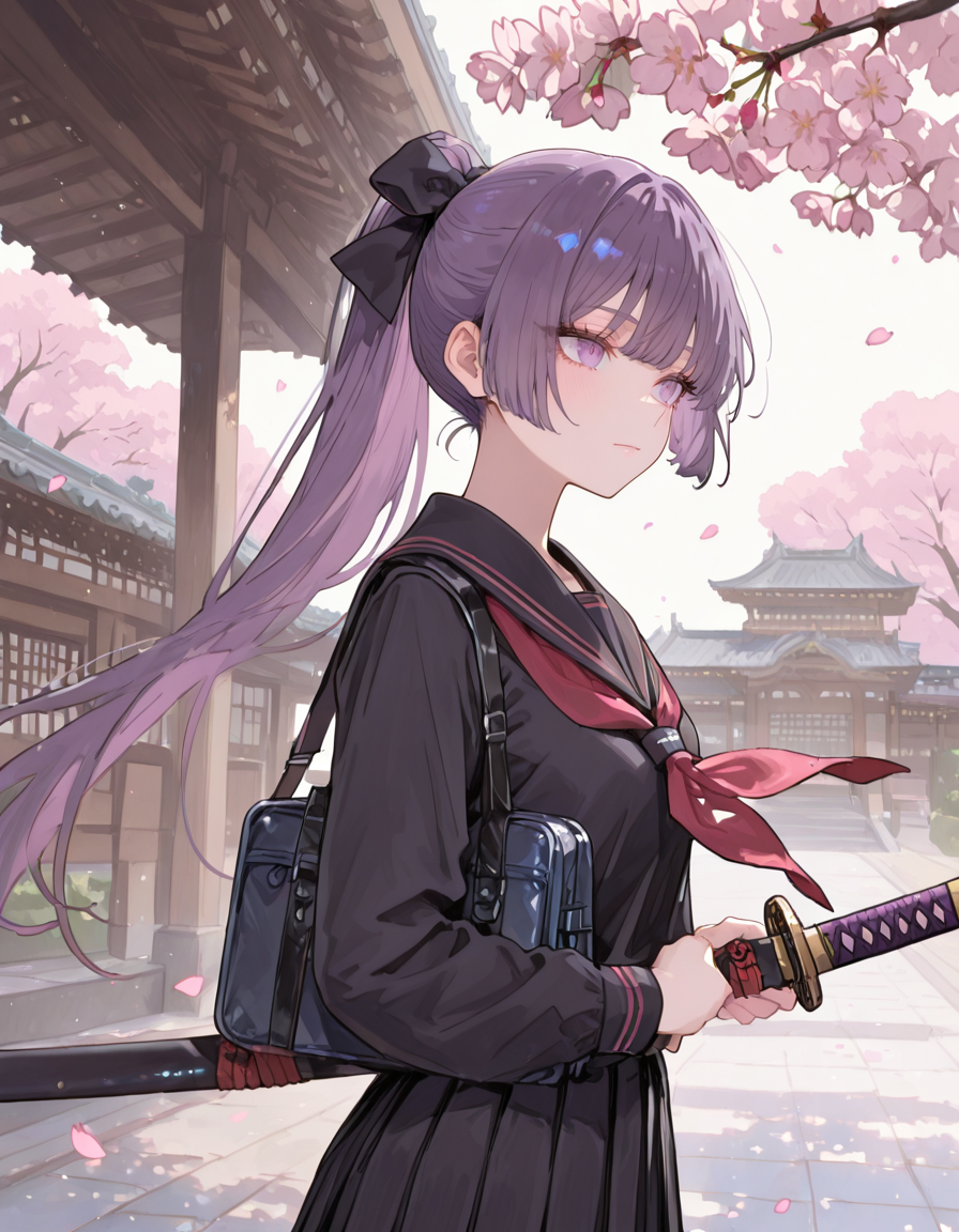 日本武士女孩