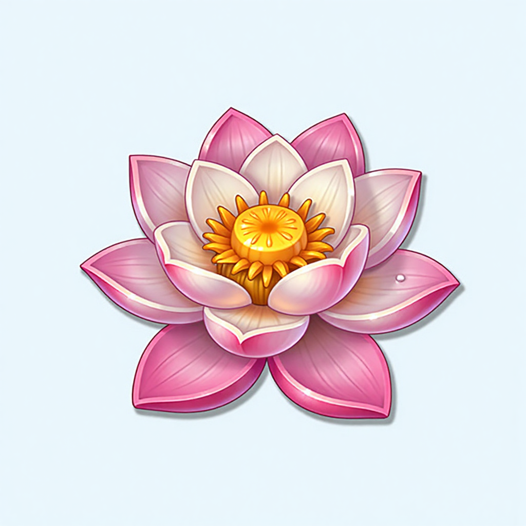 荷花图标