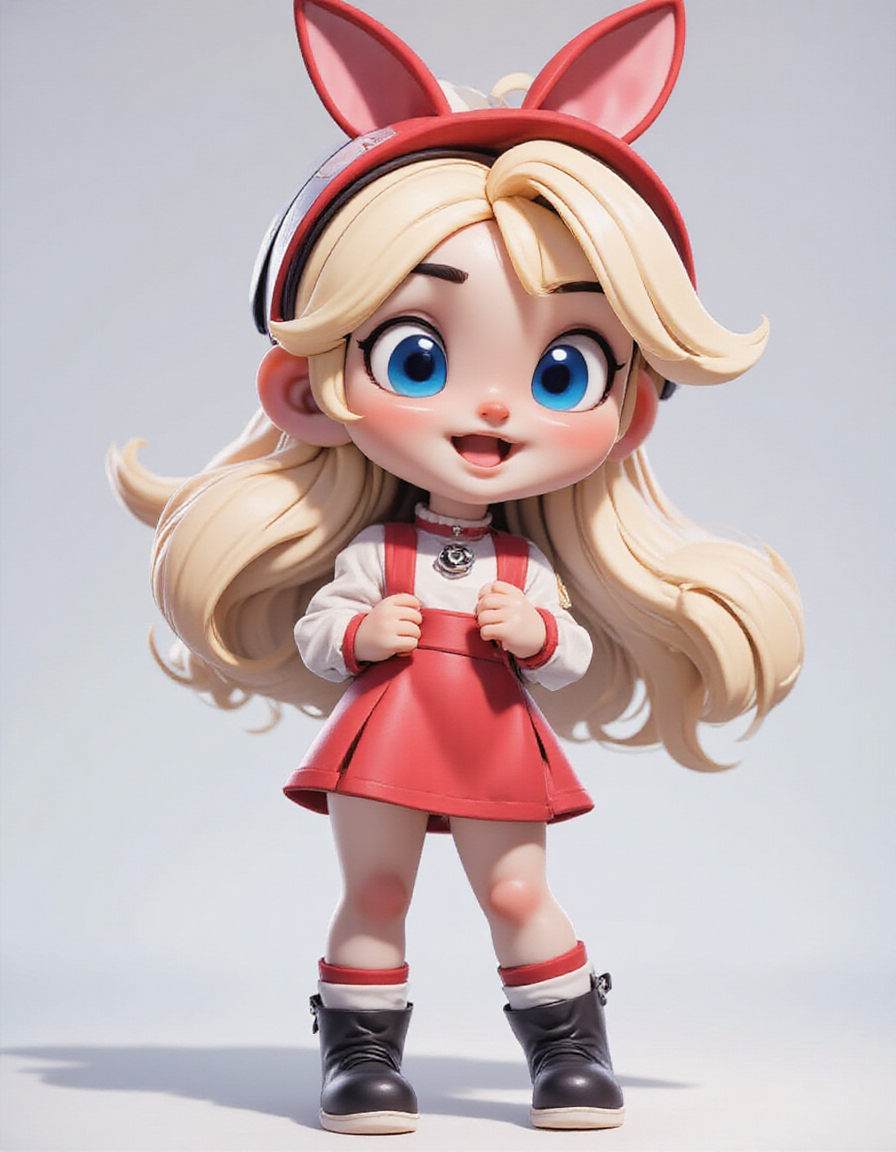可爱美系少女3d