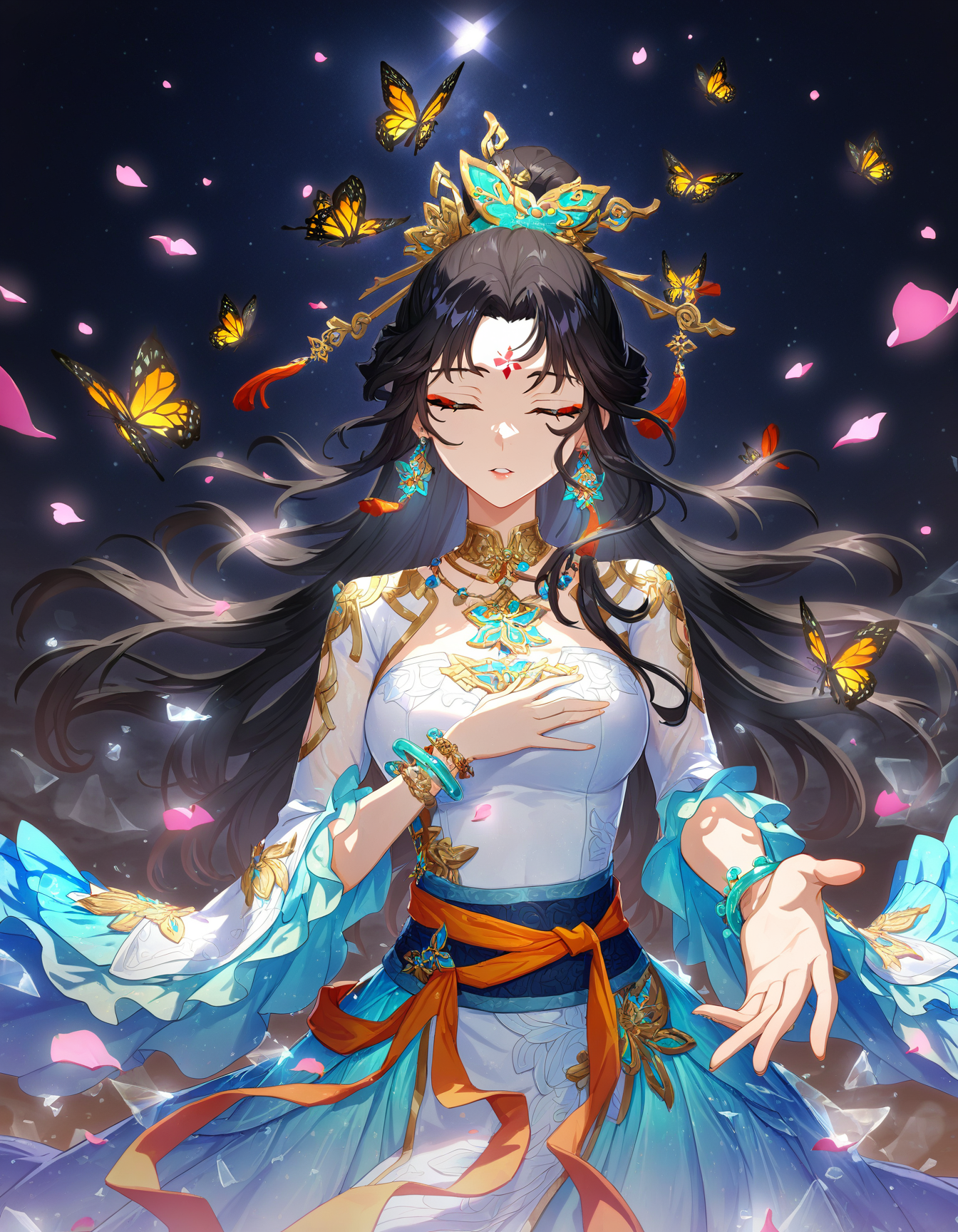古风二次元女孩