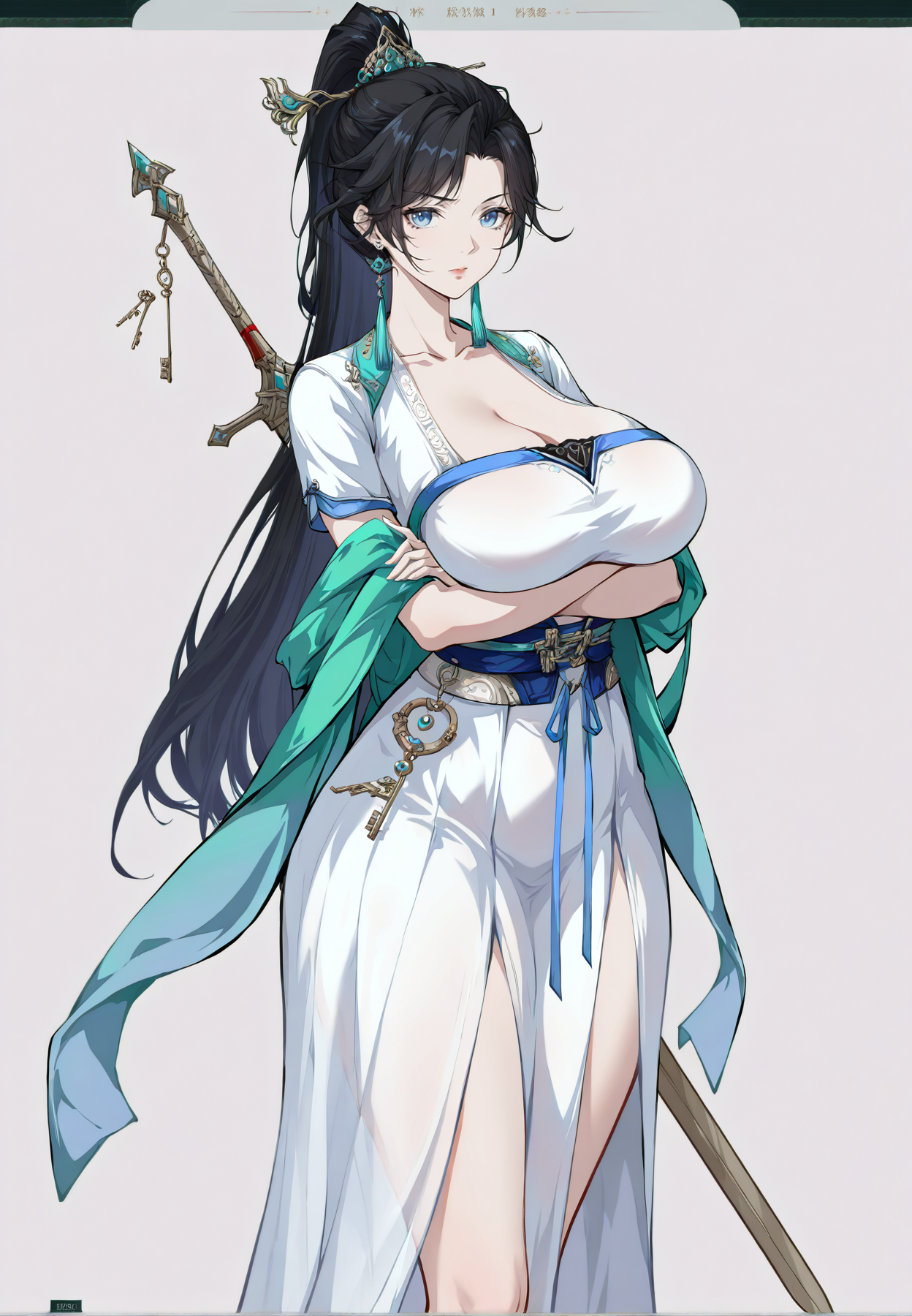 古风女侠游戏立绘