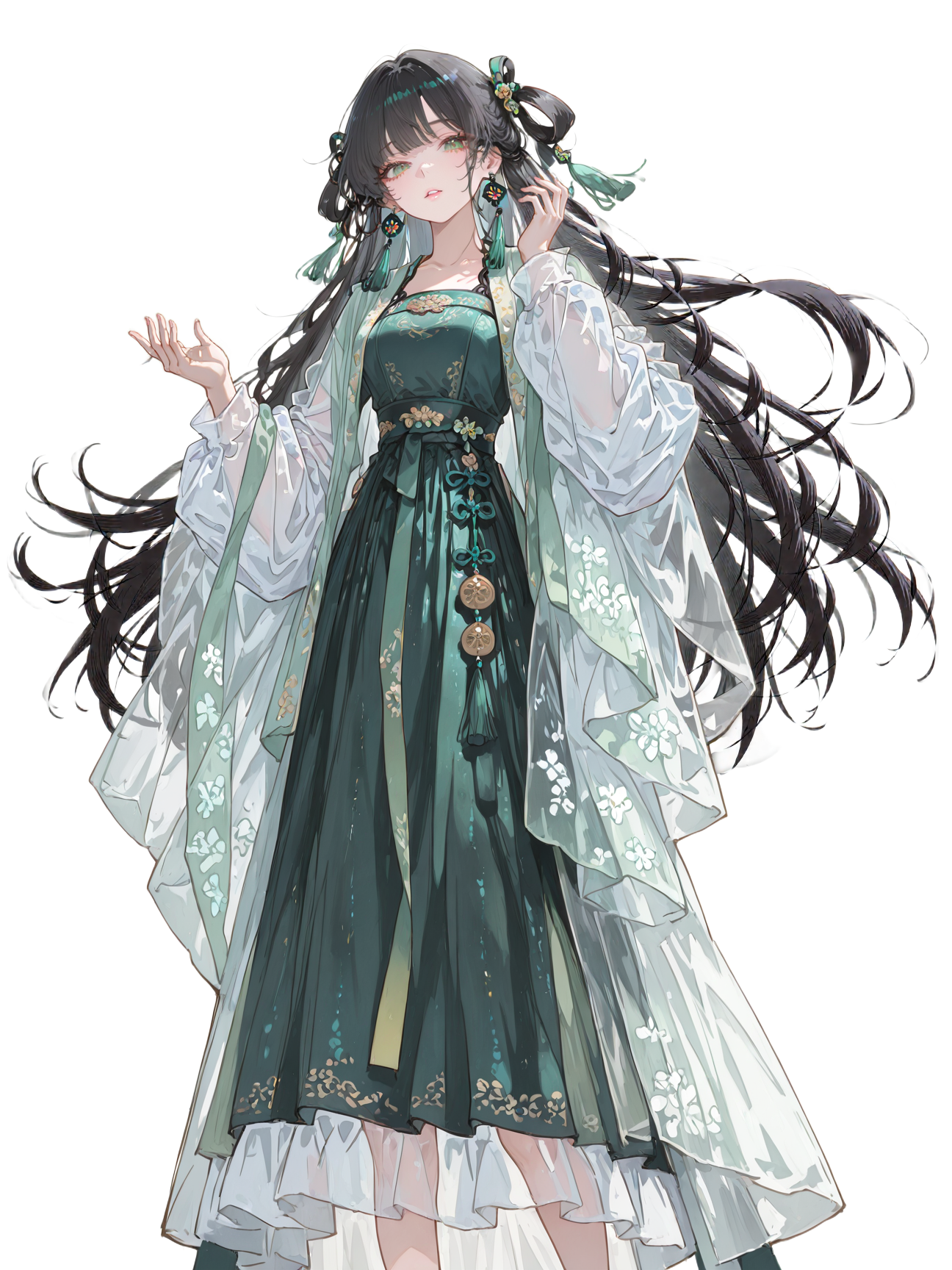 绿衣少女