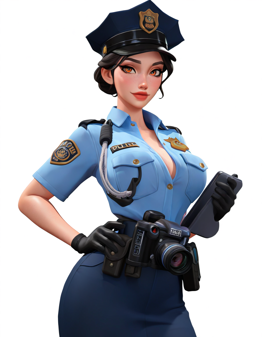 女警察
