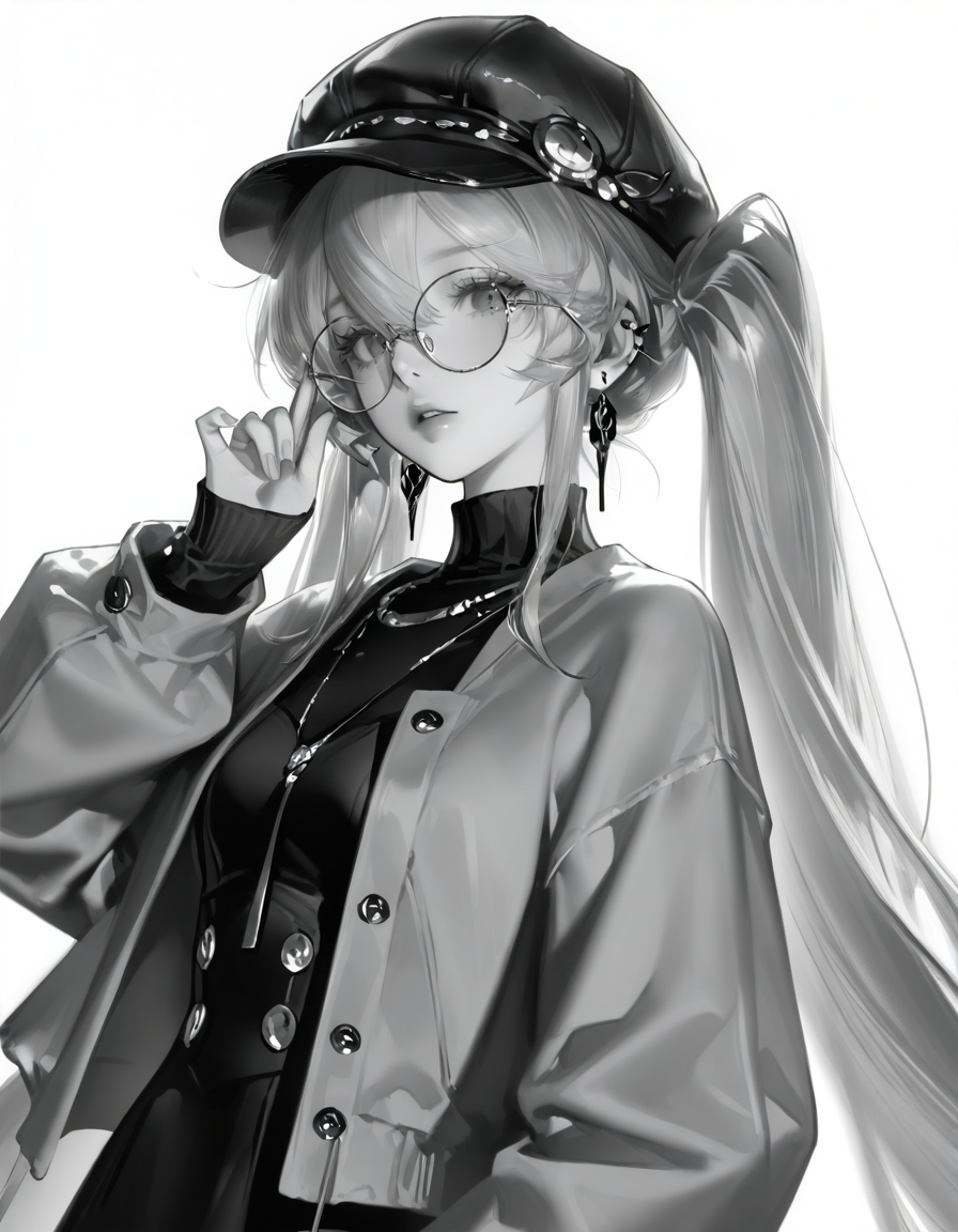 黑白girl