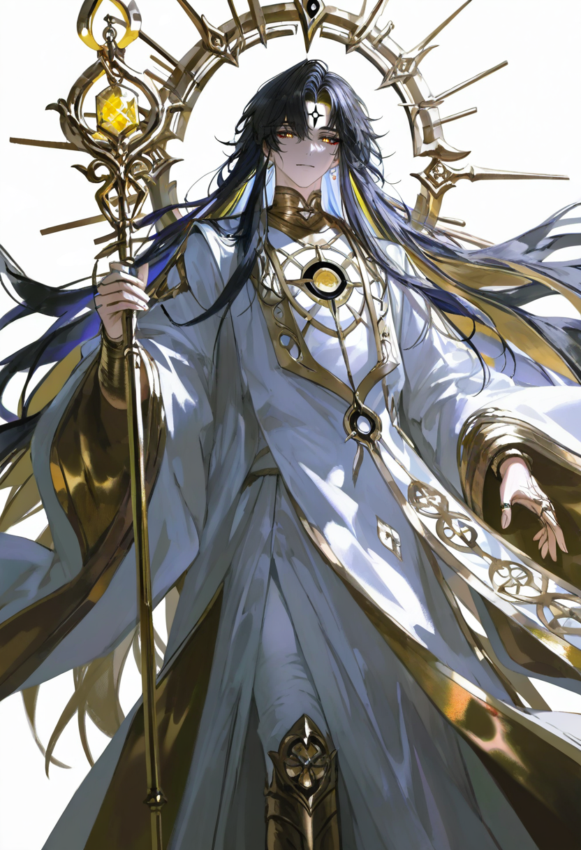 长发神明美少年