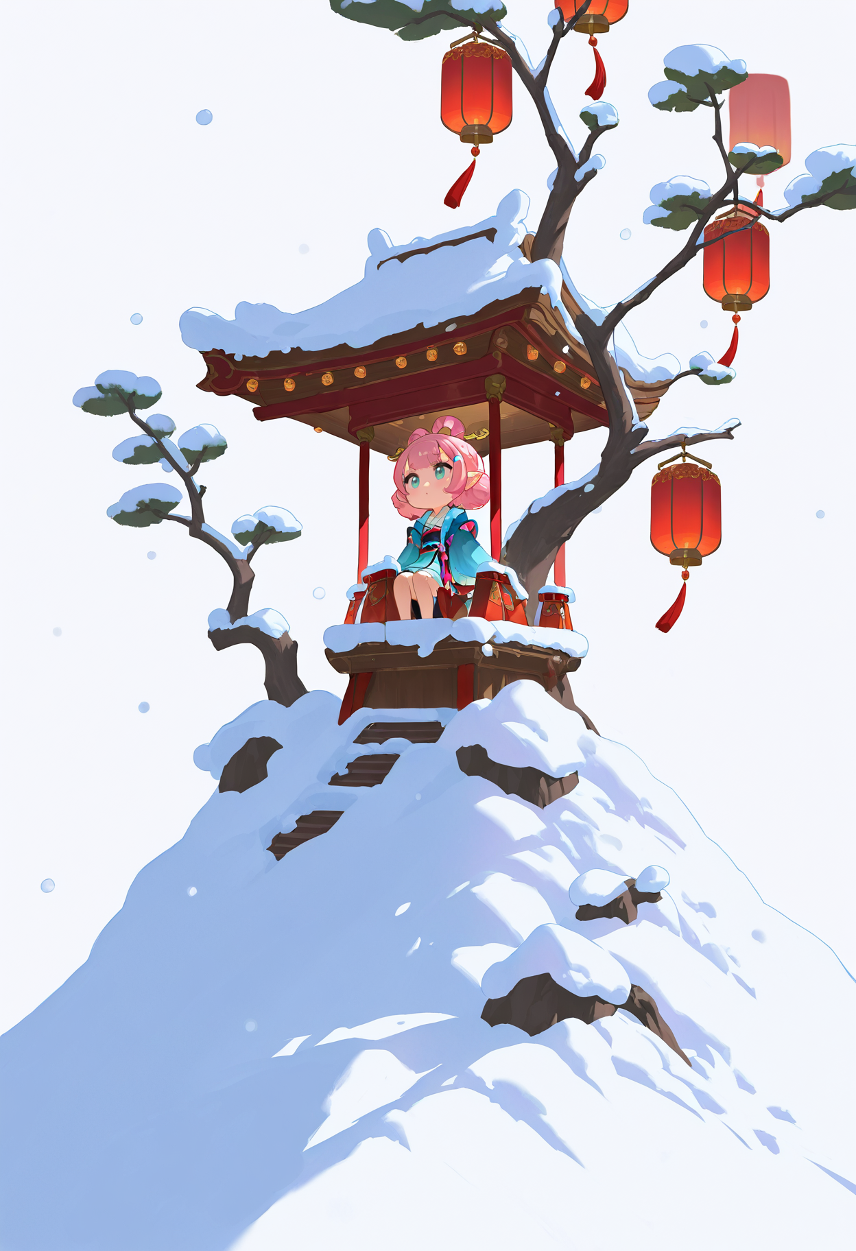 可爱的国风少女