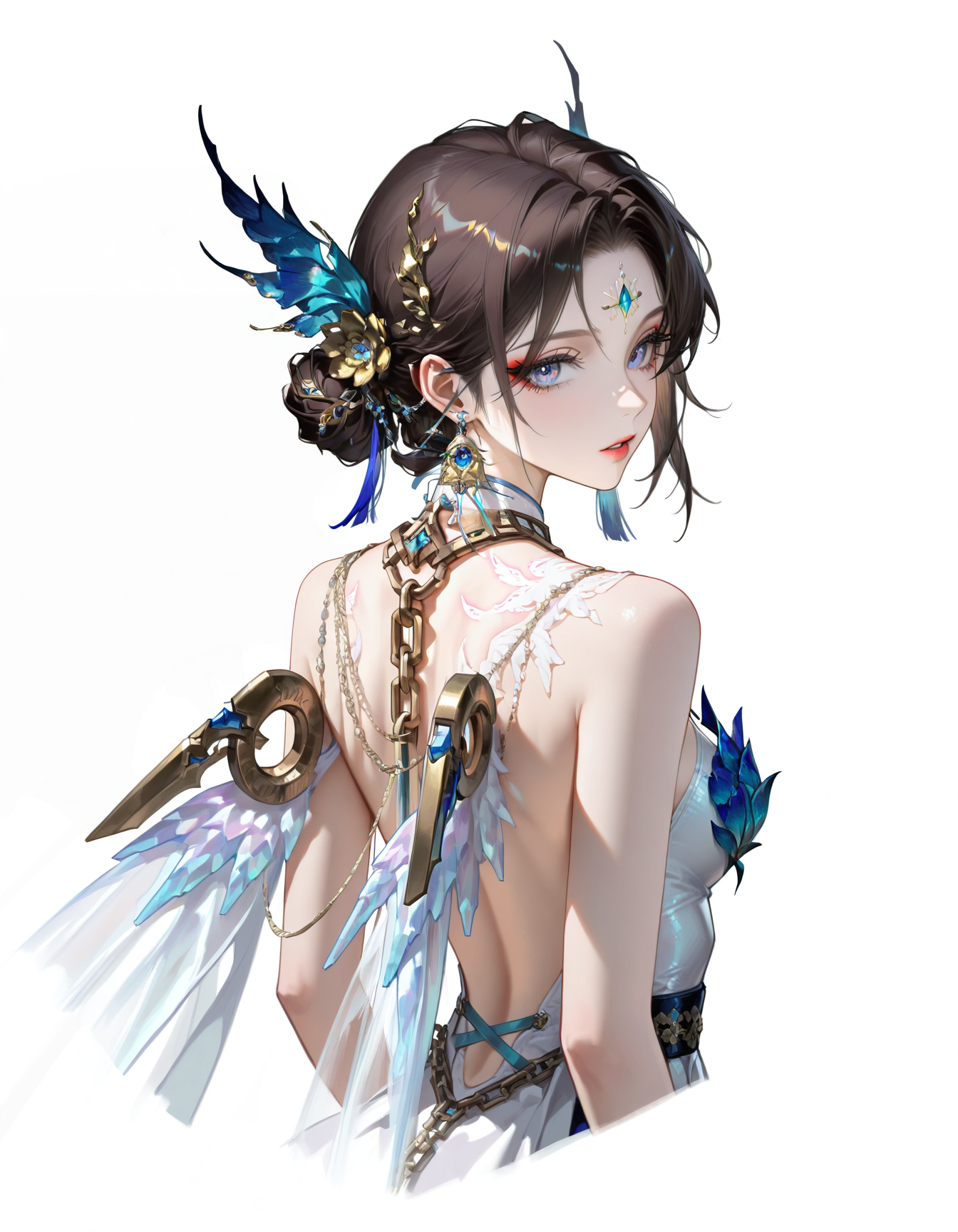背面